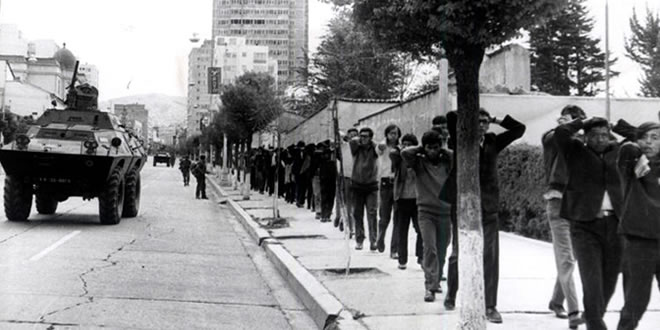 Golpe de estado de Luis García Meza en Bolivia, 17 de Julio de 1980