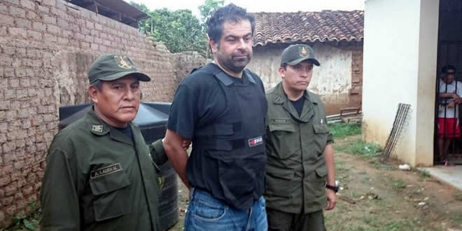 El peruano Martín Belaunde capturado en Magdalena 