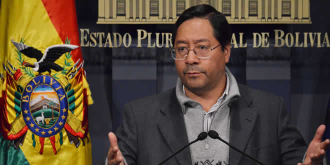 Luis Arce, ministro Economía y Finanzas Públicas.
