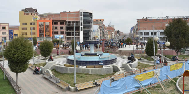 El Teleférico ocupará el 25% de las plazas La Paz y Libertad de El Alto