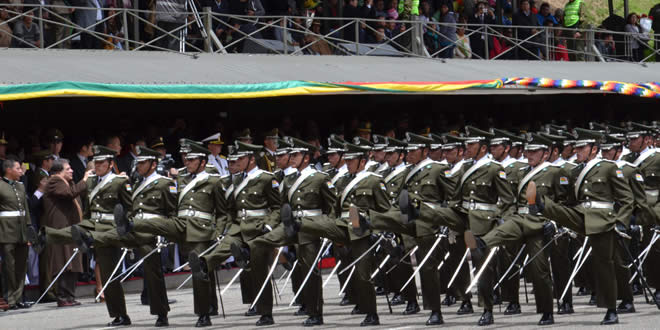 Cuánto gana un policía en Bolivia