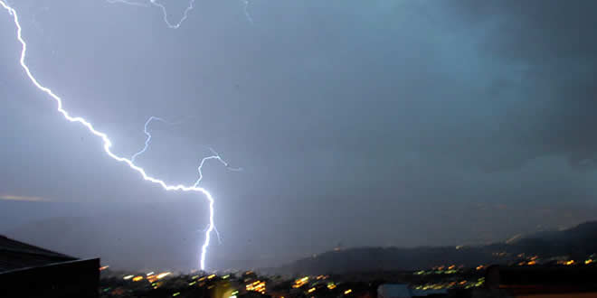 Rayos en La Paz Bolivia