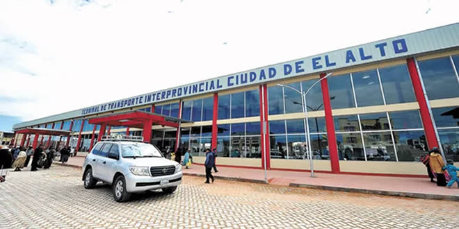 Terminal de Buses Interprovincial de la ciudad de El Alto