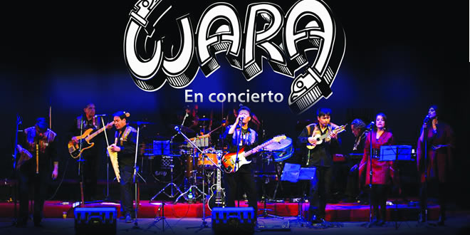 Grupo musical Wara en uno de sus conciertos.
