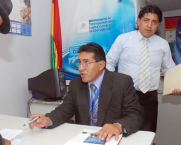 Gonzalo Daza, representante del Ministerio Anticorrupción.