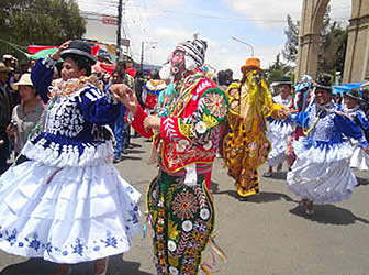El ch’uta, uno de los mayores simbolos del carnaval paceño