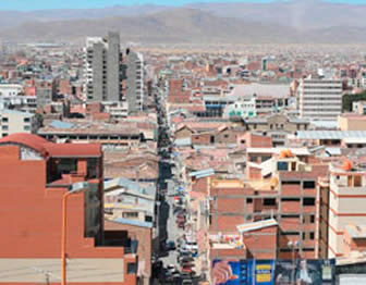 Oruro tiene una población total de 450.814,00