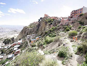 Zonas de La Paz en alto riesgo