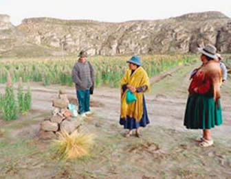 Zona de conflicto entre pobladores de Oruro y Potosí.