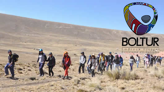 Empresa Estatal Boliviana de Turismo (Boltur) recorrido de la ruta Qhutaña