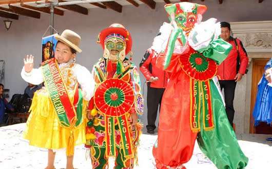 Ch’iti personajes del Carnaval paceño 2015