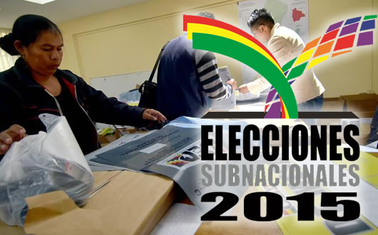 Elecciones subnacionales 2015 en Bolivia