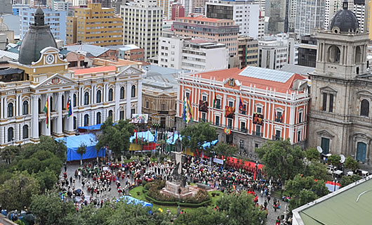 Plaza Murillo, La Paz - Bolivia