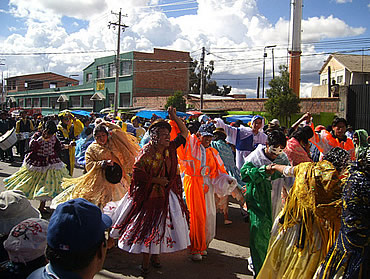 Carnaval en la ciudad de El Alto - Bolivia.