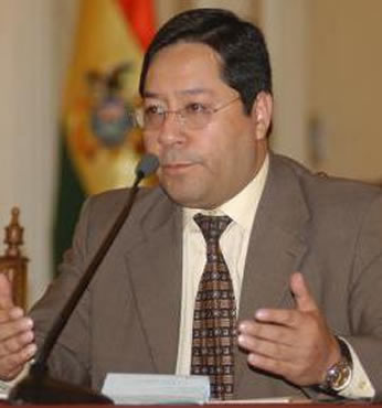 Luis Arce Catacora, ministro de Economía y Finanzas Públicas.