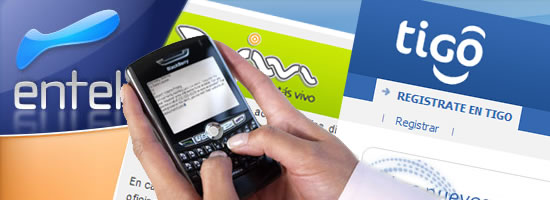 Registro de celular en Entel, Viva y Tigo