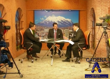 Jorge Tejerina y Juan Carlos Arana, en una entrevista en Cadena “A”.