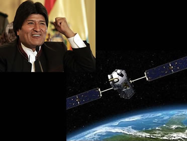 Evo Morales satélite de comunicación Tupac Katari