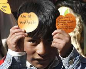Niño que participo