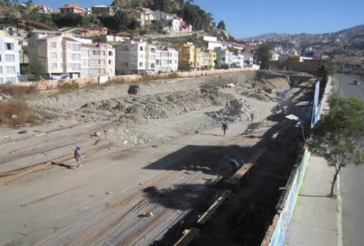 Campo ferial Chuquiago Marka: La obra tiene un avance de 10%