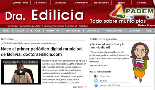 PADEM lanza el primer periódico digital municipal