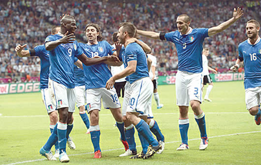 Eurocopa 2012: Italia vence a Alemania y pasa a la final