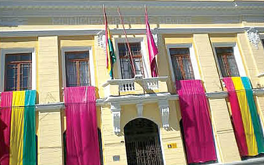 Frontis de la Alcaldía de Oruro