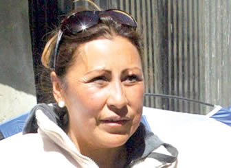 Guadalupe Cárdenas, dirigenta de las esposas de los policías 