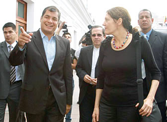 Rafael Correa, presidente ecuatoriano.