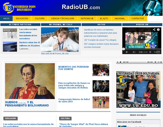 RadioUB.com de la Universidad Unión Bolivariana