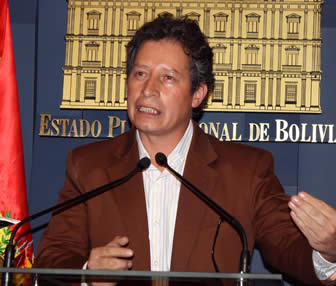 César Navarro, viceministro de Coordinación con los Movimientos Sociales.