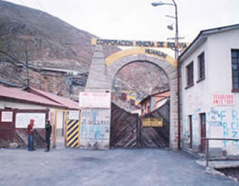 Centro minero de Huanuni