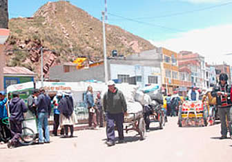 Ferias en Desaguadero, La Paz - Bolivia