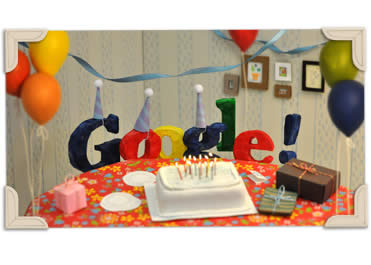 13º Aniversario de Google