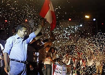 Ollanta Humala Tasso, presidente de Perú.