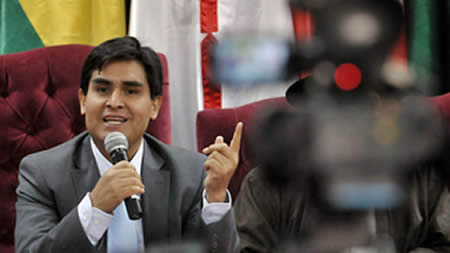 Wilfredo Ovando, presidente del Tribunal Supremo Electoral (TSE)