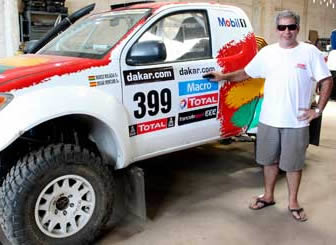 Marco Bulacia, piloto boliviano