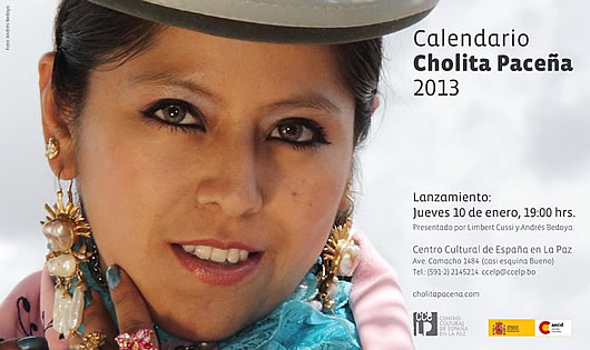 Calendario Cholita Paceña 2013