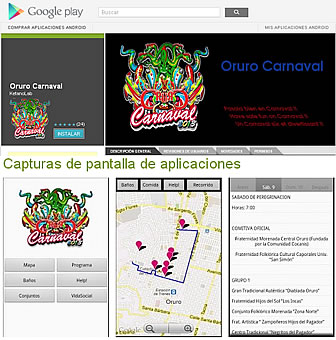 Carnaval de Oruro en teléfonos inteligentes