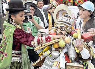 El Ekeko, wak'a del Vivir Bien