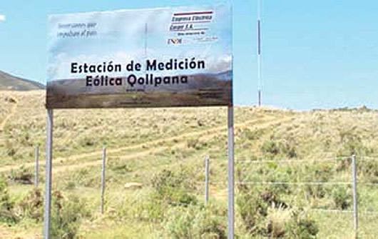 Estación de Medición Eólica Qollpana
