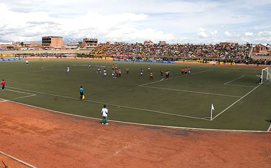 Estadio Andino Cosmos 79 de la ciudad de El Alto