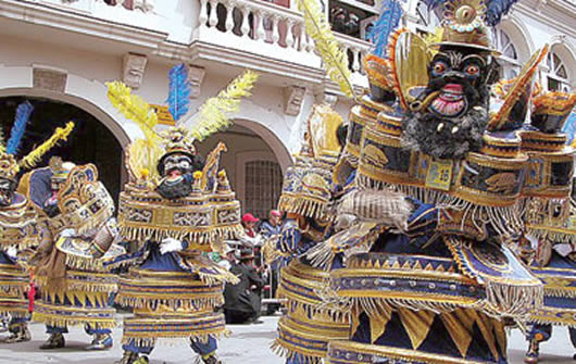 Danza de la morenada en el Carnaval de Oruro