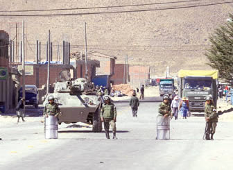 Operativo en Challapata