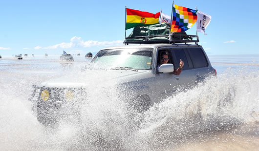 Salar de Uyuni y la fiesta del Rally Dakar 2015 en Bolivia