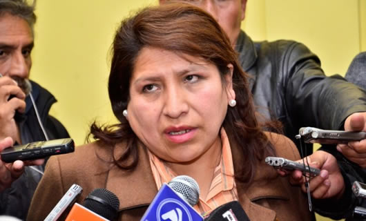 Dina Chuquimia, vocal del Tribunal Supremo Electoral (TSE)