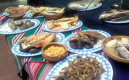 Feria del Pescado en Huatajata