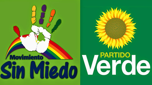 Logos del partidos políticos que perdieron su personería jurídica.