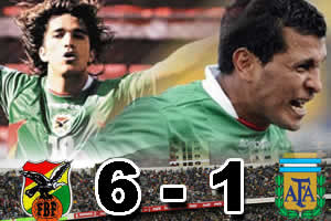 Bolivia Argentina 6-1