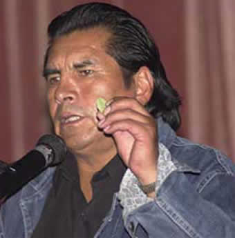 Felipe Quispe, ex secretario ejecutivo de la Confederación Sindical Única de Trabajadores Campesinos de Bolivia.